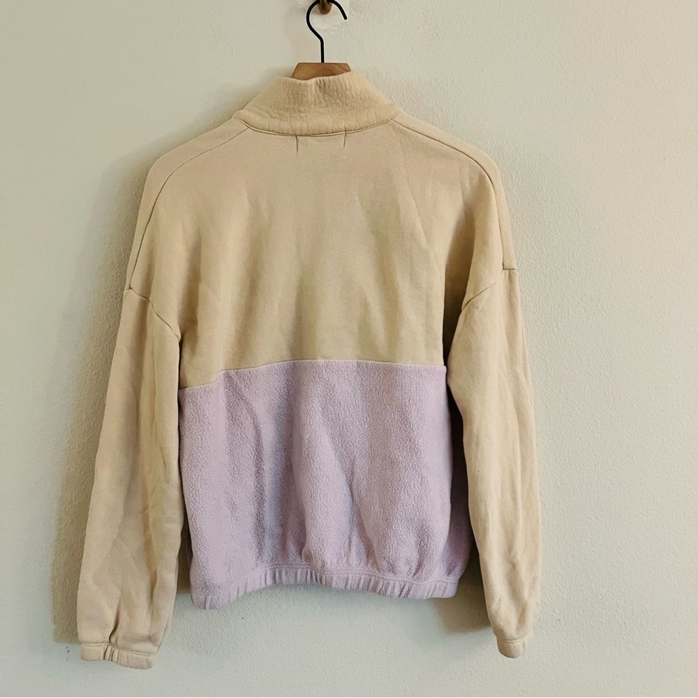 Wildfox Women's Cream/Pink 1/4 Zip Sweater Size Medium - Picture 2 of 6